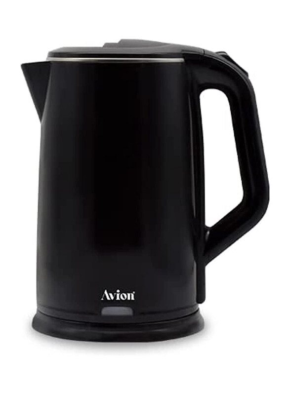 

Avion 2Ltr Double Layer Electric Kettle, AEK622P, Black