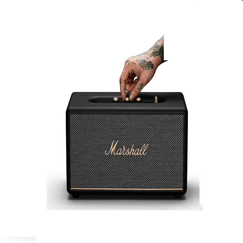 Marshall Stanmore III 50W Premium Home Wireless Speaker with Bluetooth 5.2 and Multiple Inputs - Enjoy signature Marshall sound (Black)