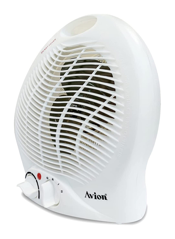 Avion Fan Heater with 4 Heat Setting, AFH356, White