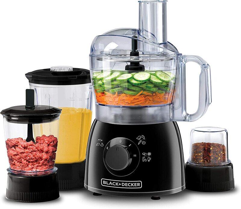

Black+Decker 29 Function Food Processor, 400W, KR43-B5, Black