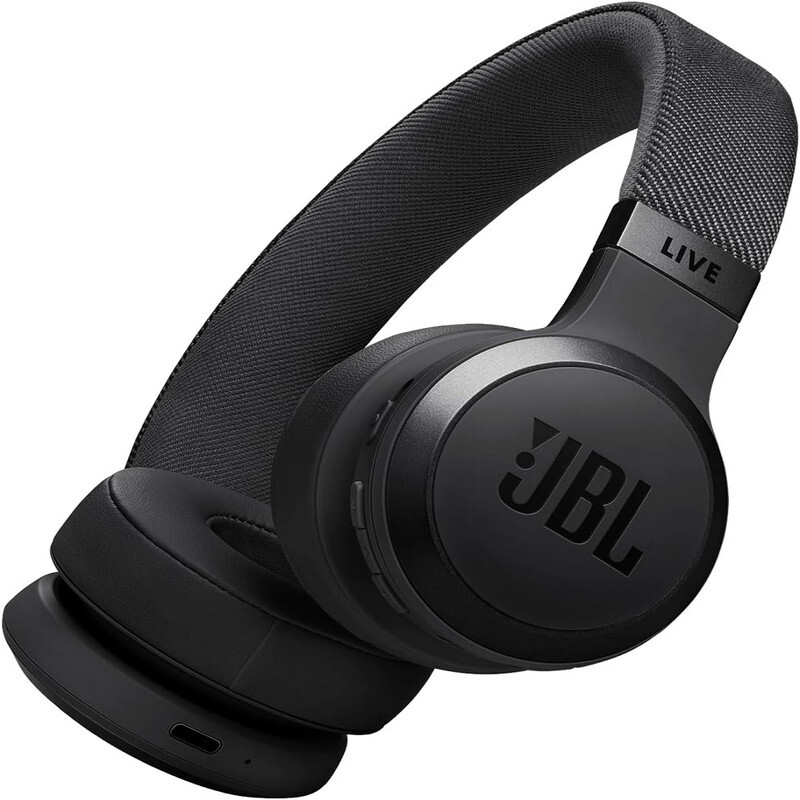 

JBL LIVE 670NC Wireless On-Ear Headphones with True Adaptive Noise Cancelling,Black