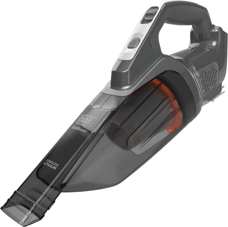 

Black+Decker Cordless Handheld Vacuum Cleaner, 500ml, BCHV001B, Grey,