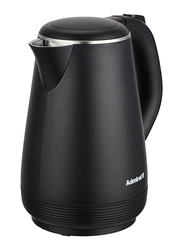 Admiral 1L Stainless Steel Electric Kettle, ADKT170GSS3, Black