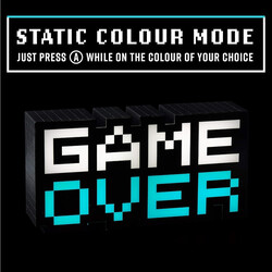 Paladone Game Over Light Ps4, Multi Colour, Pp5016Tx, 7 X 3 X 16 Cm