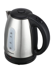 Admiral 1.7L Stainless Steel Electric Kettle, ADKT170GSS2, Black/Silver