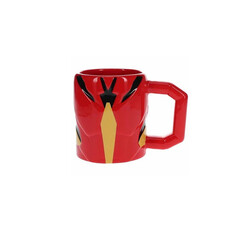 Paladone Iron Man Shaped Mug - Heat Change Arc Reactor - Official Marvel Merchandise for Iron Man Fans - 500ml (17 fl oz) Ceramic Mug
