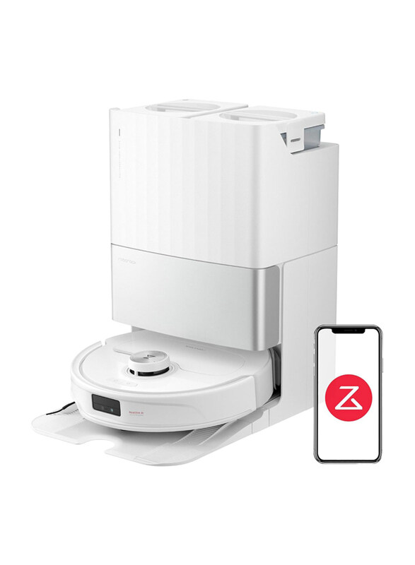 

Roborock Qrevo Master Robot Vacuum, 10000Pa Suction, White