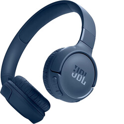 JBL Tune 520BT Wireless On-Ear Headphones, Pure Bass Sound, 57H Battery with Speed Charge, Hands-Free Call + Voice Aware, Multi-Point Connection, Lightweight and Foldable - Blue, JBLT520BTBLU