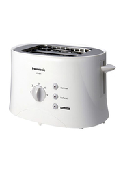 Panasonic Pop Up Toaster, 680W, NTGP1WTB, White