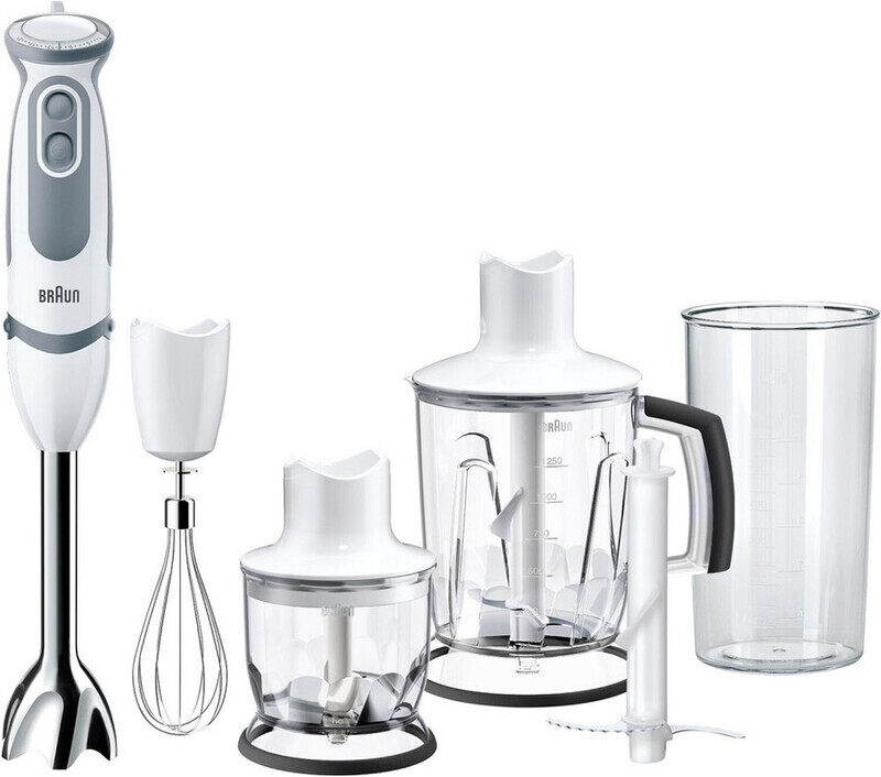 Braun MQ 5245 - MultiQuick 5 Vario Hand Blender With Attachments - 1000 Watt - White