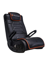 Xrocker Sentinel RGB 4.1 Stereo Audio Gaming Chair with Vibrant LED Lighting for PC, Black