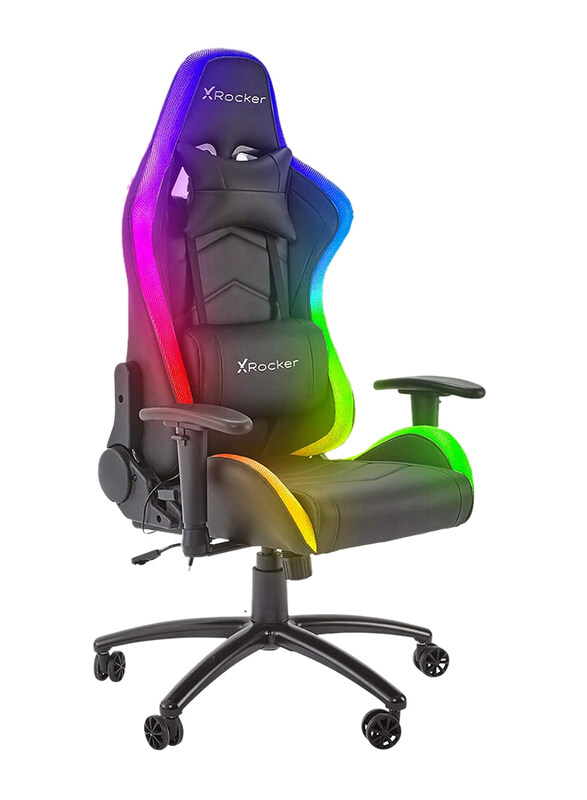 

Generic Xrocker Bravo RGB Gaming Chair for PC, Black