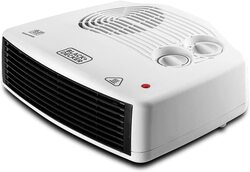 Black+Decker Horizontal Fan Heater, HX230-B5, White