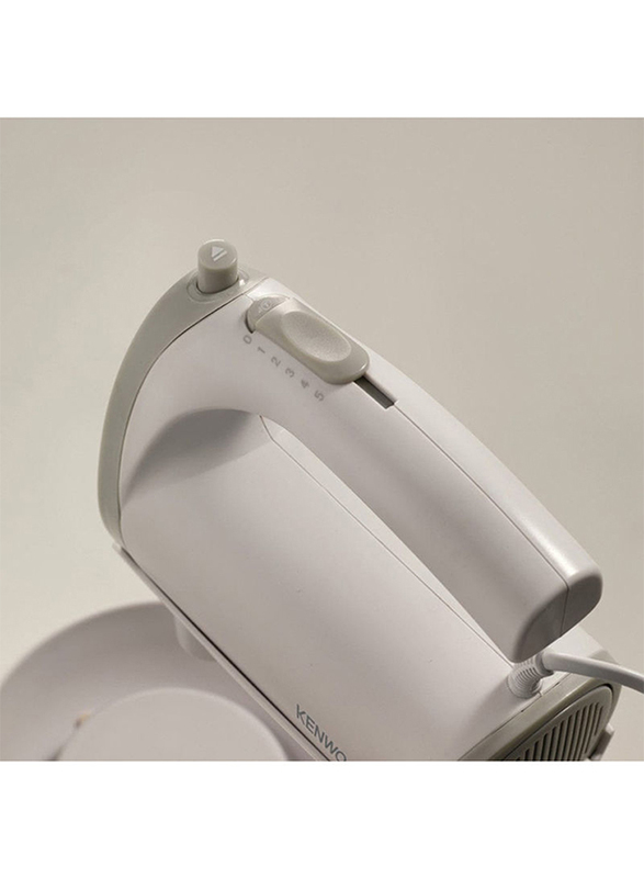 Kenwood Hand Mixer with Rotary Bowl, 300W, HMP22.000WH, White