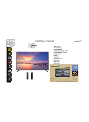 Videocon 75 Inch 4K UHD Smart LED TV with Android 11, AAEE75EP1100D1, Black