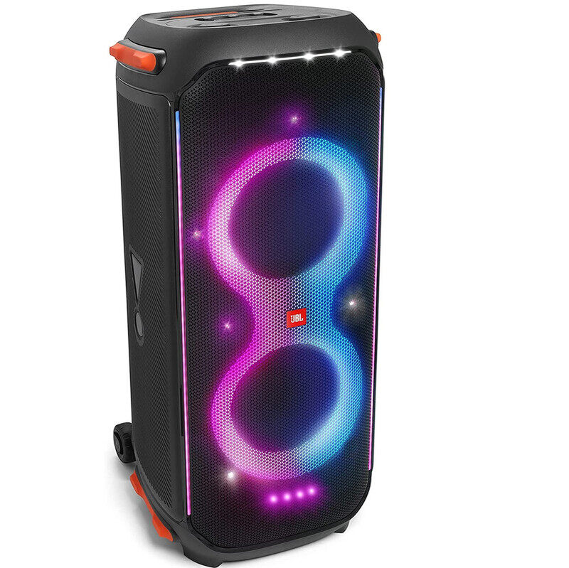 

JBL Partybox 710 Party Speaker with 800W RMS Powerful Sound, Built-In Lights, IPX Splashproof Design, Easy-to-Grip Handle, Smooth-Running Wheels, Guit