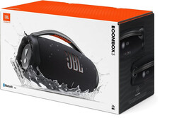 JBL Boombox 3 Portable Speaker, Massive Signature Pro Sound, Monstrous Bass, 24H Battery, IP67 Dust and Water Proof, Partyboost Enabled, Grip Handle, Bluetooth Streaming - Black, JBLBOOMBOX3BLK