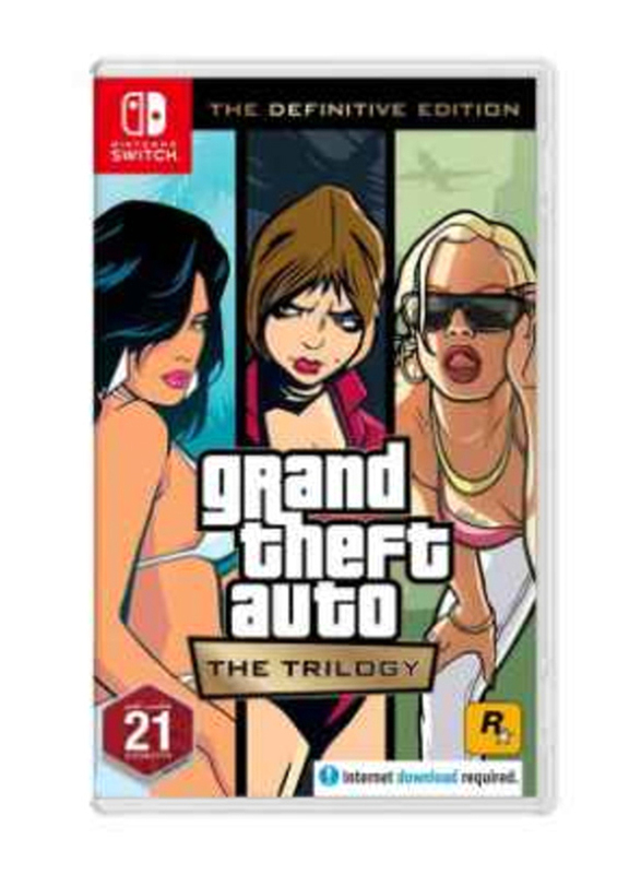 Grand Theft Auto Trilogy: The Definitive Edition International Version for Nintendo Switch by Rockstar Games