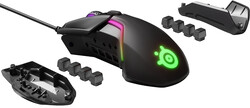 Steelseries Rival 600  Gaming Mouse, 12,000 Cpi Truemove3+ Dual Optical Sensor,0.05 LiftOff Distance ,Weight System, Black