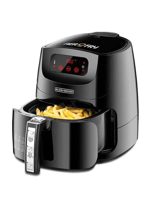 Black+Decker 12 In 1 Digital Air Fryer, 1500W, AF600-B5, Black