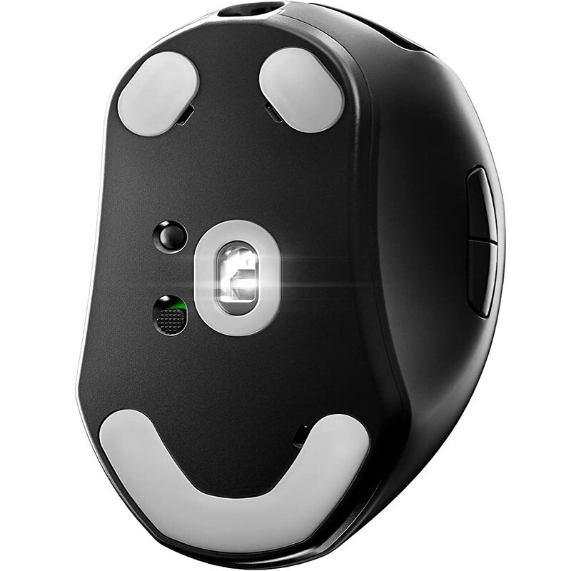 Steelseries Esports Mini Wireless Fps Gaming Mouse, Ultra Light Prime Edition 5 Programmable Buttons Lag-Free 2.4Ghz 100H Battery 18K Cpi Sensor Magnetic Optical Switches PC or Mac