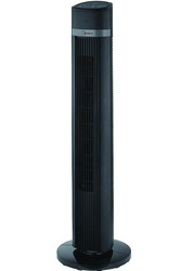 Midea Tower Fan with Multifunction Remote Control, 3 Wind modes-Natural , Three Dimensional Angle Air Flow, 15 Hours Timer Perfectly Suitable for Home or Office, FZ10-18TRB