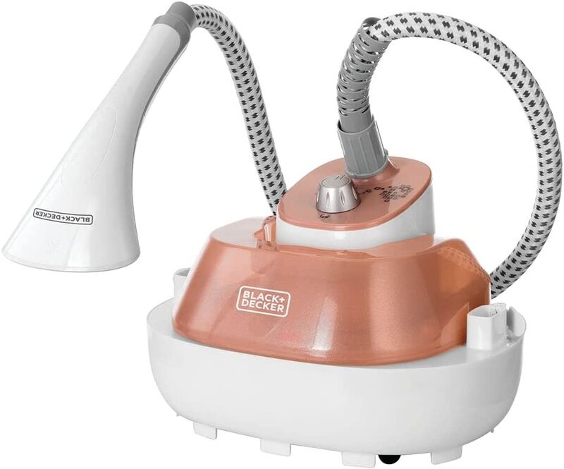 Black+Decker 2L Upright Garment Steamer, 1785W, GSTM2050-B5, Rose Gold