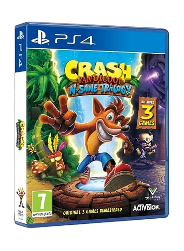 Crash Bandicoot N Sane Trilogy for PlayStation 4 (PS4) by Activision