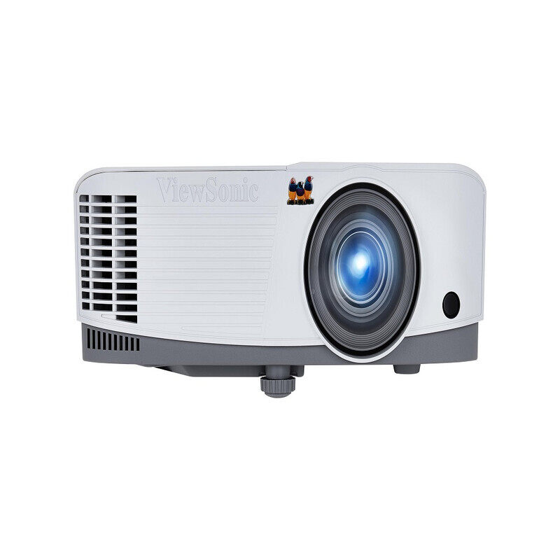 VIEWSONIC PA503S Video Projector 3600 Light Menes ANSI DLP SVGA 800 x 600 PROJECTOR Free Desk, White