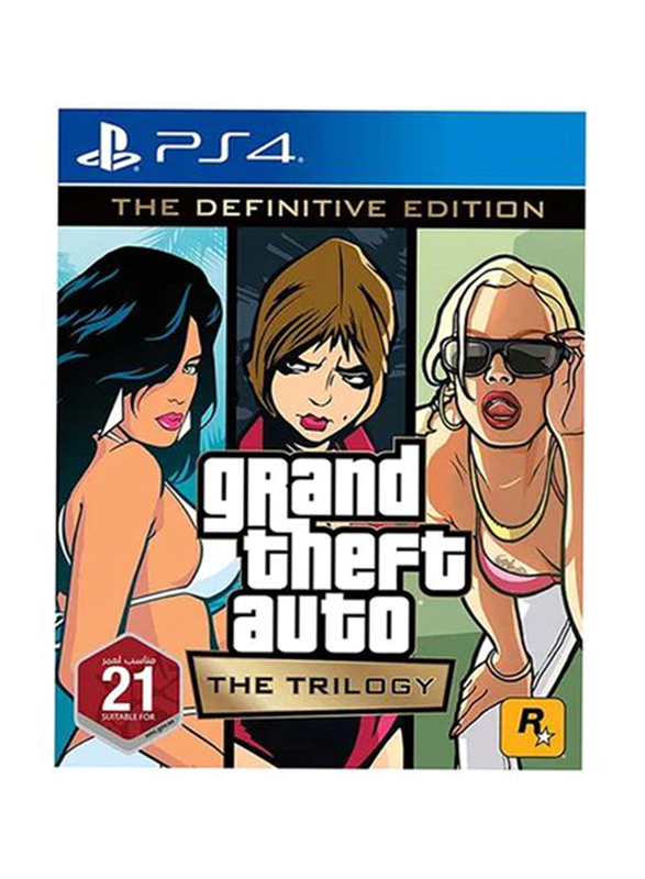 Grand Theft Auto Trilogy English/Arabic UAE Version for PlayStation 4 (PS4) by Rockstar Games