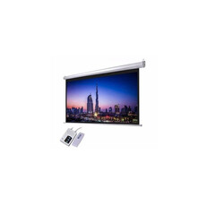 I-View Wall - Ceiling Electric projector Screen 180 x 180 cms with Remote Control