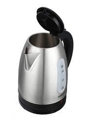 Admiral 1.7L Stainless Steel Electric Kettle, ADKT170GSS2, Black/Silver