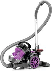 Black+Decker Canister Vacuum Cleaner, 2.4L, 1800W, VM1880-B5, Purple