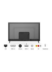 JVC 55-Inch Edgeless 4K UHD Official Google Android LED TV, LT-55N7115A, Black