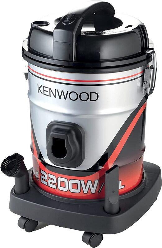 Kenwood Drum Vacuum Cleaner, 25L, 2200W, Vdm60.000Br, Multicolour