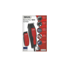 WAHL Home Pro 100 Combo Hair Clipper+Trimmer, Corded Electric, Men's Grooming Set with Precision Blades, Sleek Design, and Dry Operation