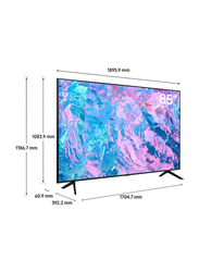 Samsung 85-Inch Crystal 4K UHD Smart LED TV, UA85CU7000UXZN, Black
