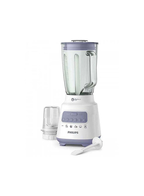 Philips Blender, 700W, HR2222/01, White/Purple