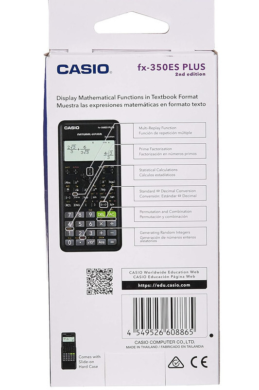 Casio Scientific Calculator , Fx-350Esplus 2Nd Edition Technical And Natural Textbook Display Models School & Lab Calculators Fx350Esplus Ii (2Nd Edition)