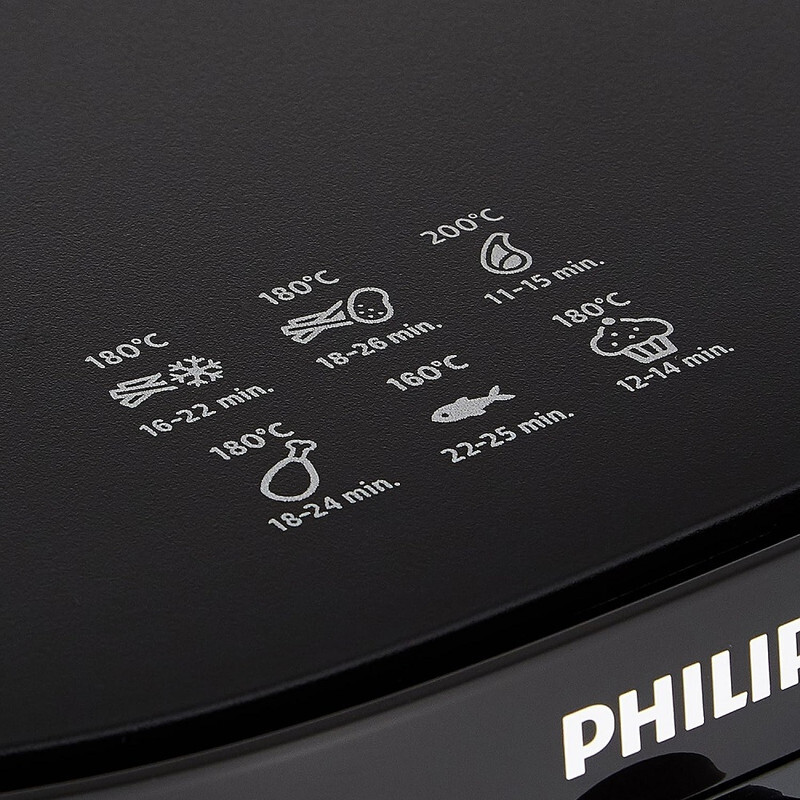 Philips Essential Air Fryer With Rapid Air Technology, Analogue, Black, Hd9200/91