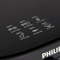 Philips Essential Air Fryer With Rapid Air Technology, Analogue, Black, Hd9200/91