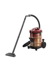 Hitachi Drum Type Vacuum Cleaner, 18L, 2100W, CV950F 24CBS WR, Brown/Red