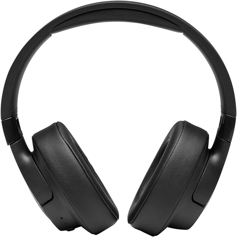 JBL Tune 710BT Wireless Over-Ear Headphones, Deep Powerful Bass, 50H Battery, Hands Free Call, Voice Assistant, Multi Point Connection, Lightweight Foldable, Detachable Cable - Black, JBLT710BTBLK