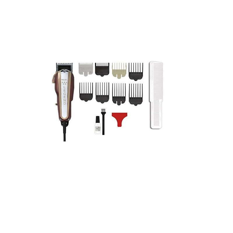 Wahl Professional 8147 Wide-Range Fading Clipper with Crunch Blade Technology  and 8 Attachment Combs