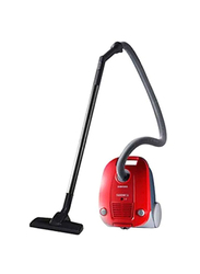 Samsung Multi Purpose Canister Vacuum Cleaner, 3L, SC4130R, Red/Grey