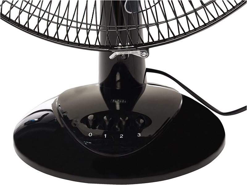 Black+Decker 16-inch Desktop Fan, 60W, FD1620-B5, Black