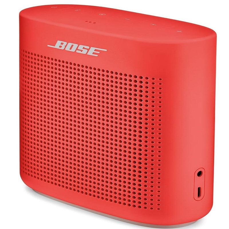 Bose SoundLink Color II: Portable Bluetooth, Wireless Speaker with Microphone- Coral Red