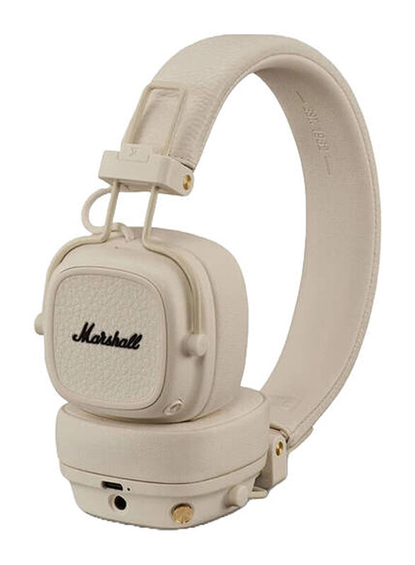 

Marshall Major V Foldable Wireless Over-Ear Headphones, Cream