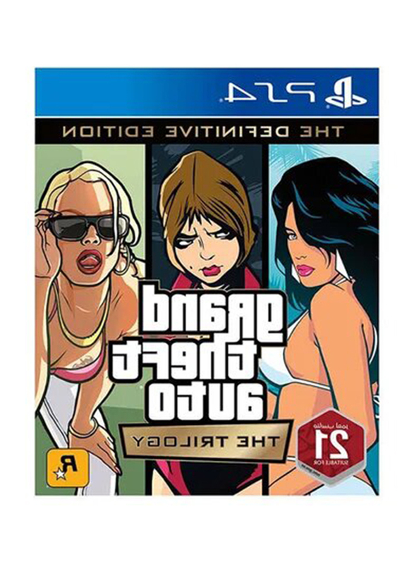 Grand Theft Auto Trilogy English/Arabic UAE Version for PlayStation 4 (PS4) by Rockstar Games