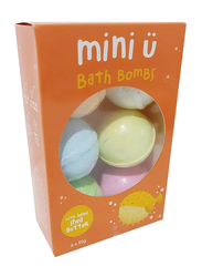 Mini U 6-Piece Bath Bombs Set for Kids, 3+ Years, Multicolour